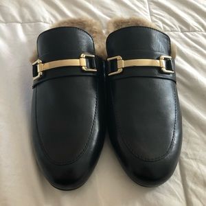 Steve Madden Fur Mules